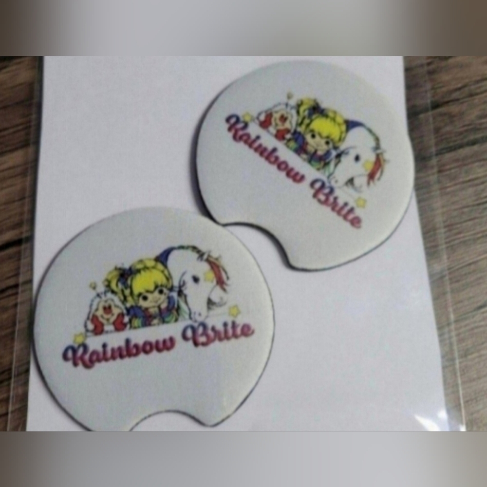 Rainbow Brite Car Coasters